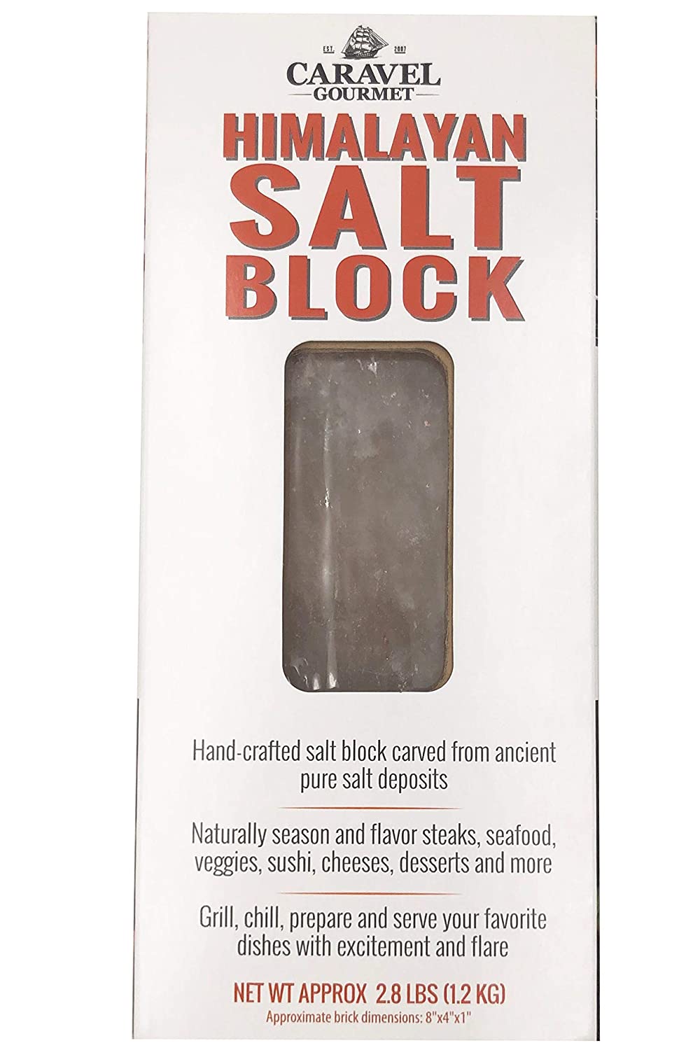 Himalayan Salt Brick - Grill and Cooking Salt Slab - Various Sizes