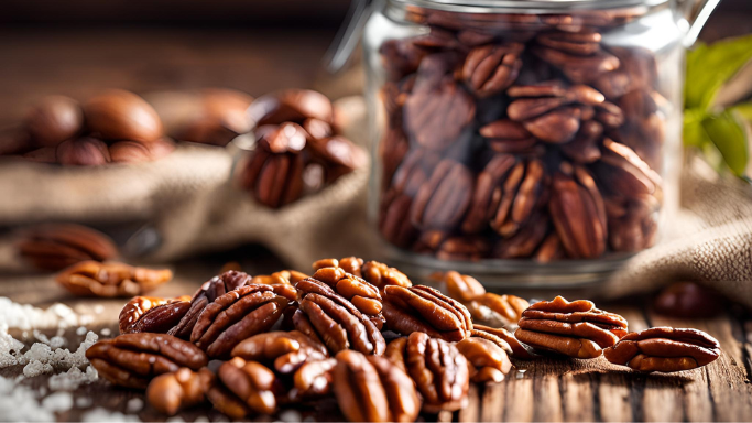 Sea Salt and Maple Roasted Pecans