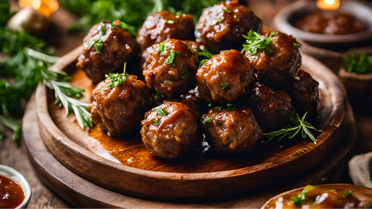 Smoked Salted Cocktail Meatballs