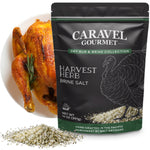 Caravel Gourmet Harvest Herb Dry Rub Turkey Brine Salt 14 oz pouch