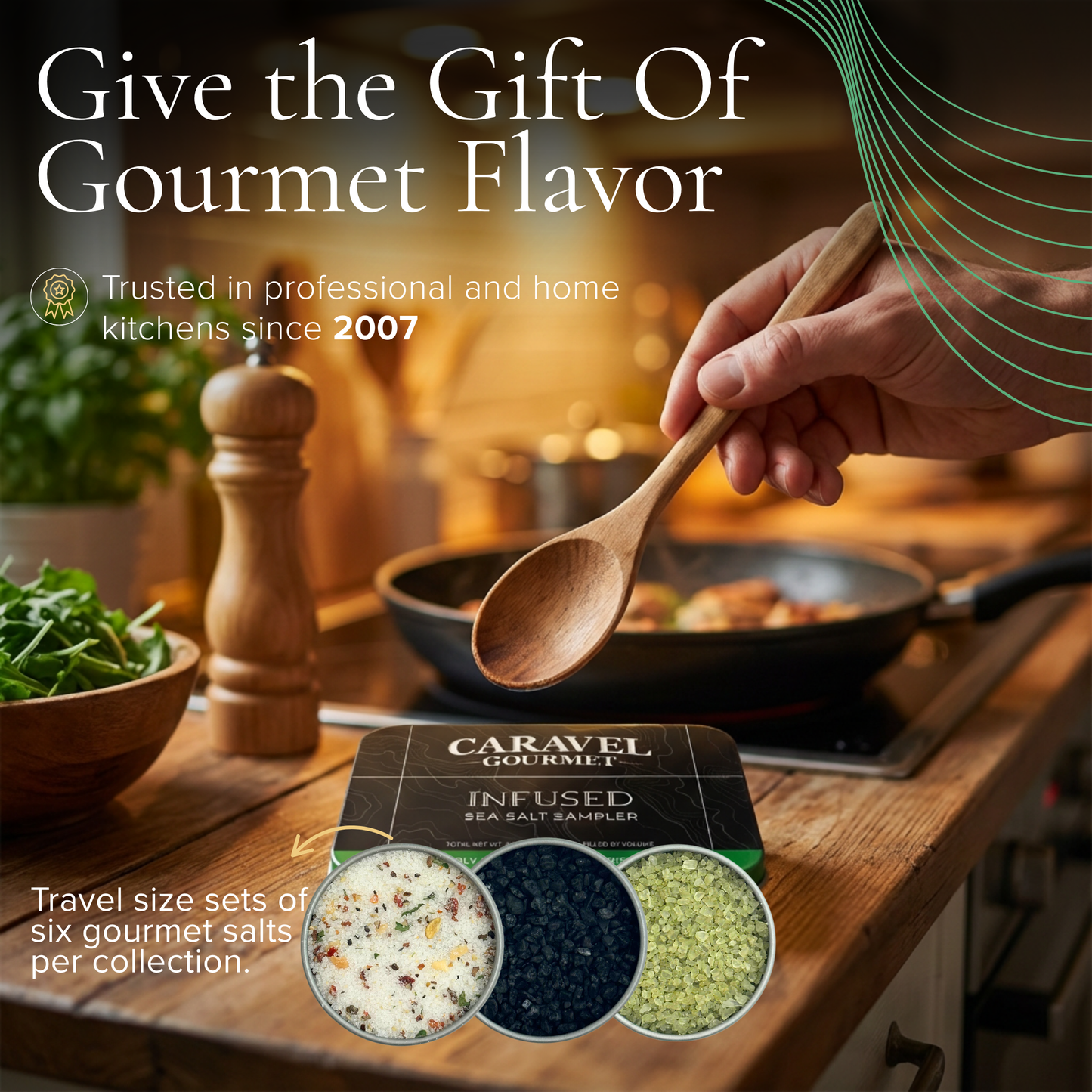 Gourmet Infused Sea Salt Sampler