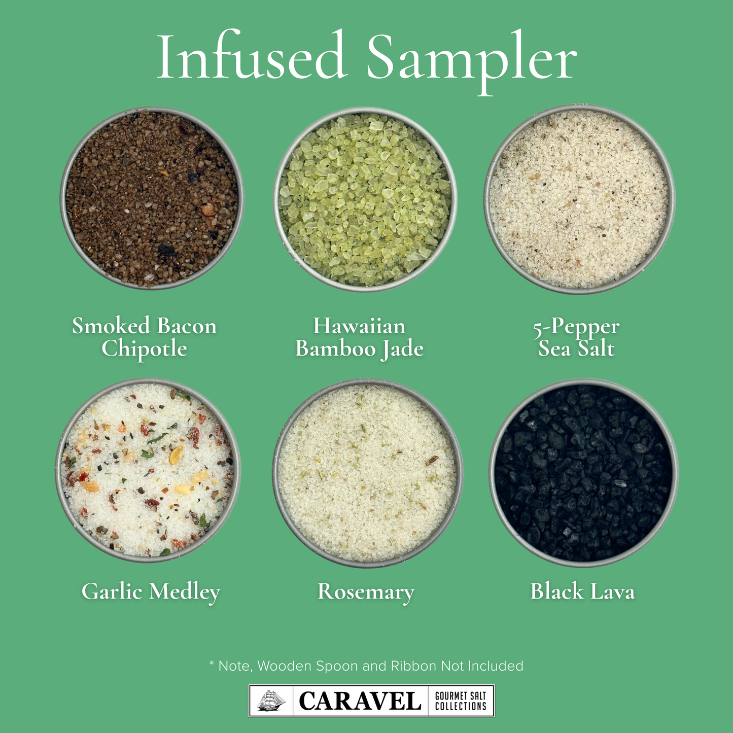 Gourmet Infused Sea Salt Sampler