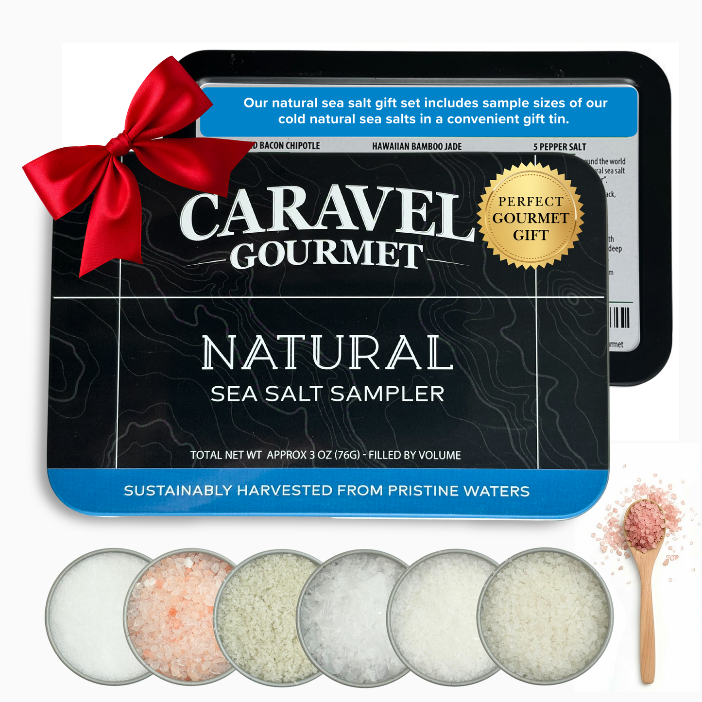 Gourmet Natural Sea Salt Sampler
