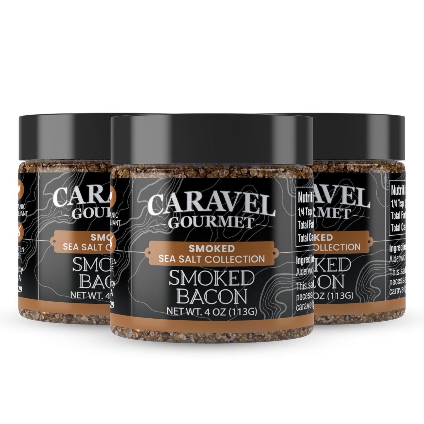 Smoked Bacon Sea Salt  (3-Pack)