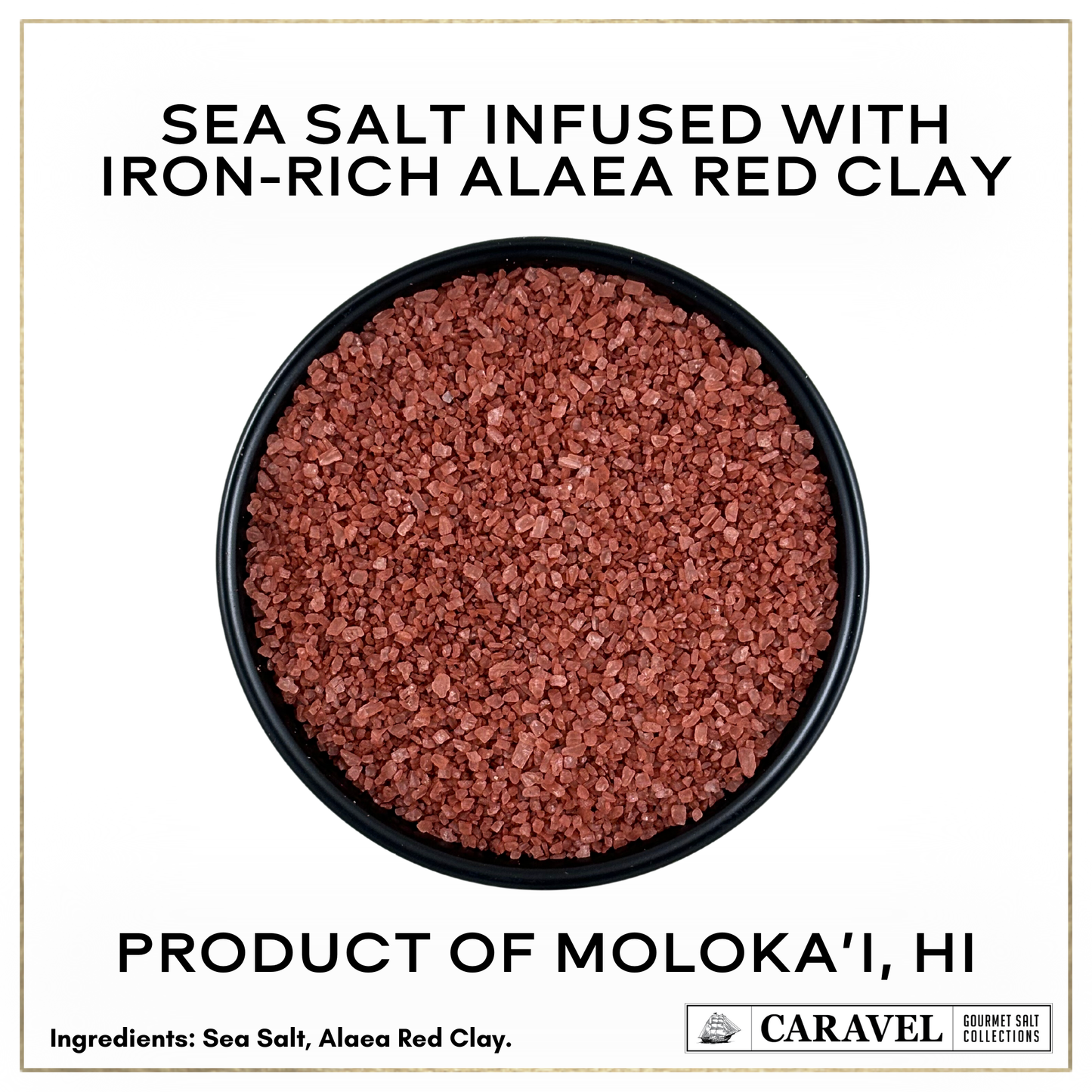 Hawaiian Alaea Red Sea Salt 4 oz Jar