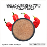 Ghost Pepper Sea Salt - 4 oz Jar